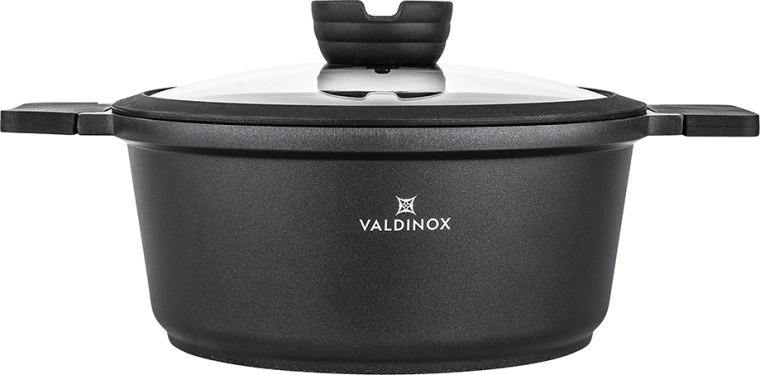 Oală Valdinox Expert cu capac 24 cm, 4,5 l