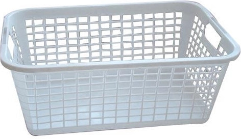 Coș pentru rufe din plastic 67 × 45 × 27 cm, mix de culori