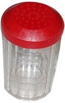 Zahărniță tip presărare din plastic transparent, mix de culori