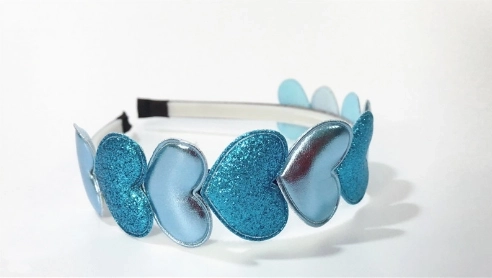 Bentiță Inimă - albastru