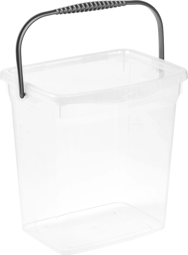 Cutie transparentă pentru detergent 18 × 23 × 24 cm