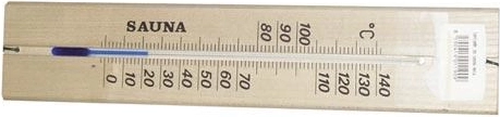 Termometru din lemn pentru saună 27 cm pentru perete