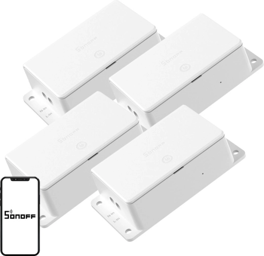 Sonoff Basic R5 Gen5 întrerupător inteligent Wi‑Fi Matter 10 A (4 buc)