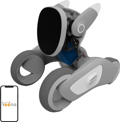 Animal de companie robotic interactiv LOONA Premium cu recunoaștere facială