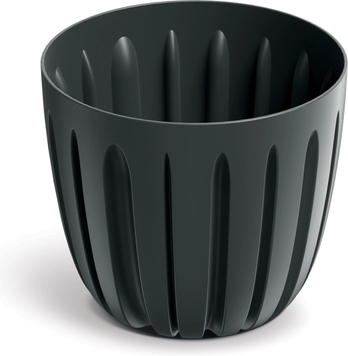 Ghiveci Wario 13,8 cm, culoare antracit