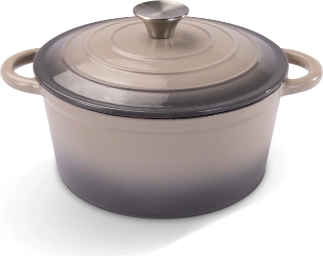 Oală din fontă cu capac Lamart Iron 24 cm