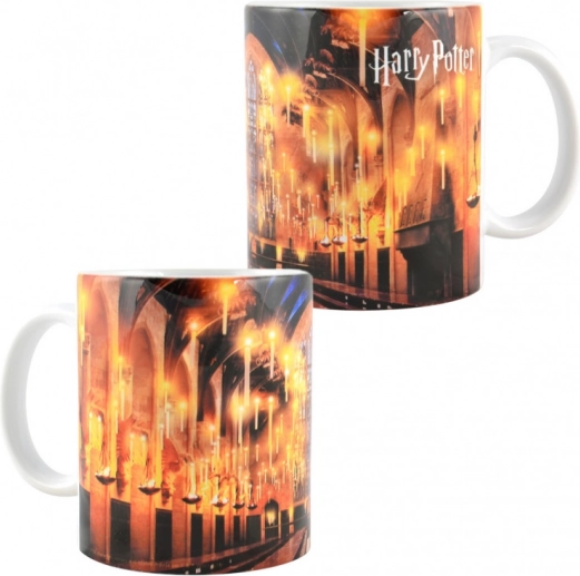 Cană din porțelan Harry Potter - Marea Sală de la Hogwarts 320 ml, PRODUS ORIGINAL LICENȚIAT