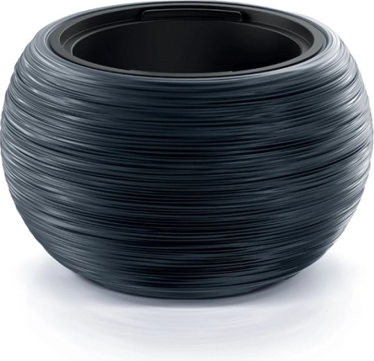 Ghiveci Furu Bowl cu insert 37,8 cm – antracit