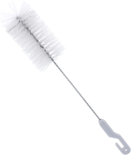 Perie pentru spălarea sticlelor și paharelor 0,5 l cu mâner, diametru 6,8 cm