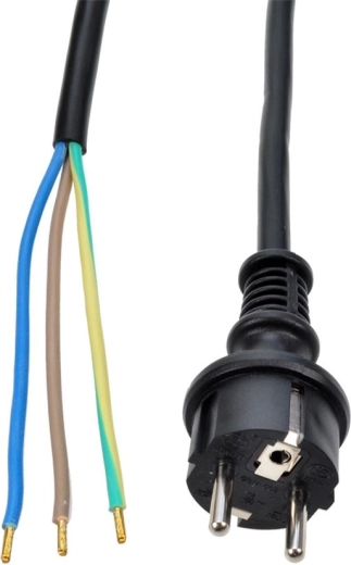 Solight cablu flexo din cauciuc 3×1 mm² negru 5 m