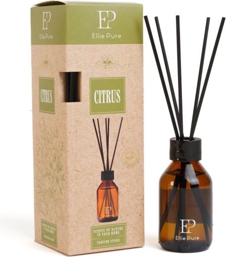 Dr. Marcus Ellie Pure odorizant de cameră cu bețișoare, Citrus, 80 ml