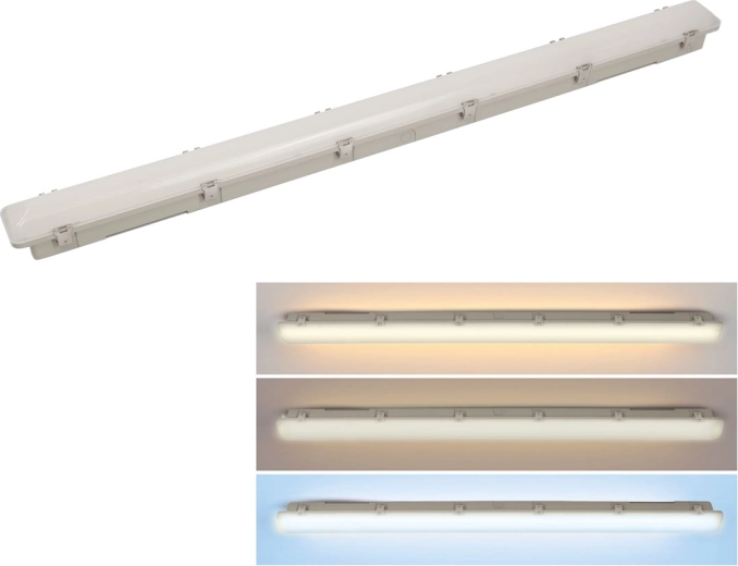 Corp de iluminat LED etanș la praf Solight 40 W 4800 lm 3CCT 120 cm Lifud