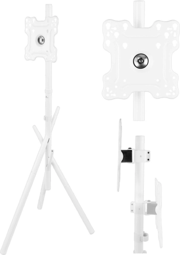 Suport de podea pentru TV Maclean MC-181 alb 27–55"