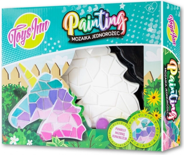 Mozaic cu pictură de unicorn