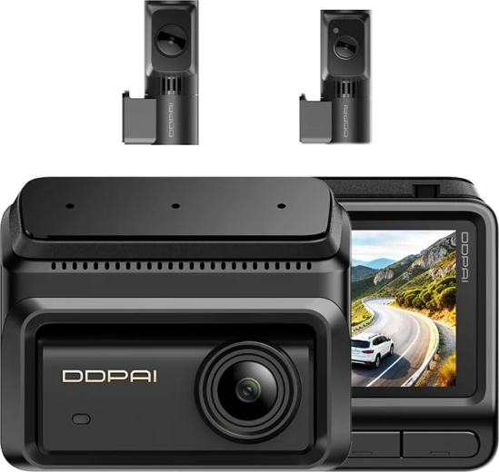 DDPAI Z90T cameră auto de bord cu 3 canale 4K cu GPS