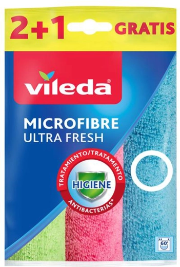 Lavete din microfibră Vileda Ultra Fresh 2+1