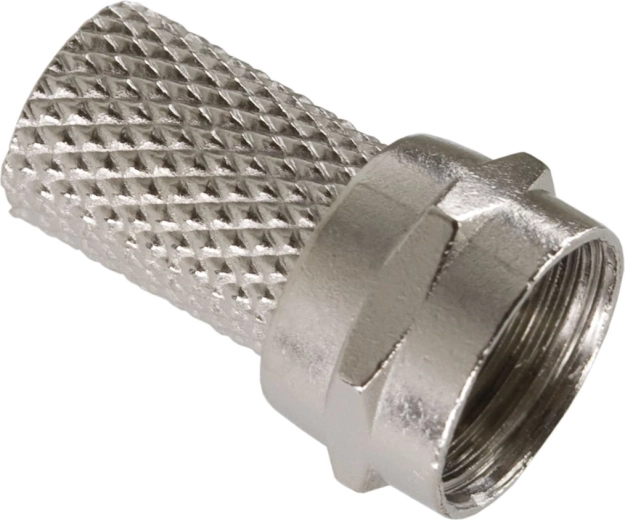 Conector F pentru cablu RG6 cu filet