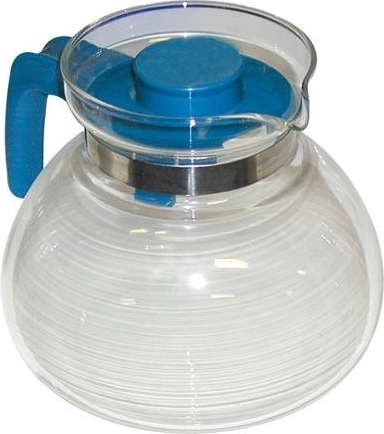 Ceainic din sticlă Svatava 1,7 l cu capac și mâner din plastic
