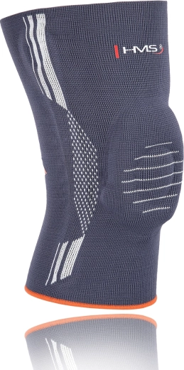Bandaj elastic pentru genunchi cu inel de silicon patelar HMS