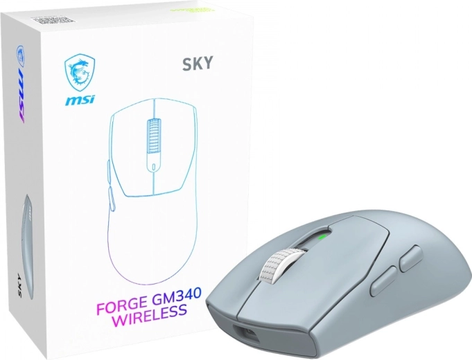 MSI Forge GM340 Wireless Sky – mouse de gaming wireless