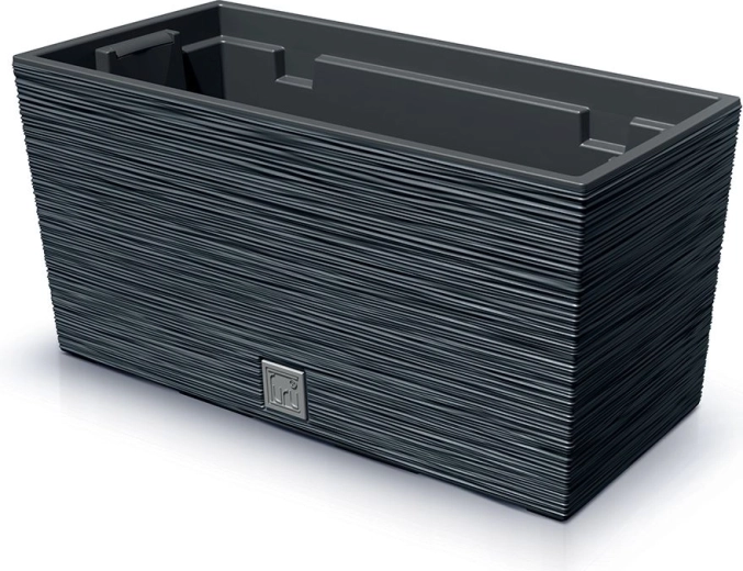 Jardiniere din plastic Furu 39,5 cm – antracit