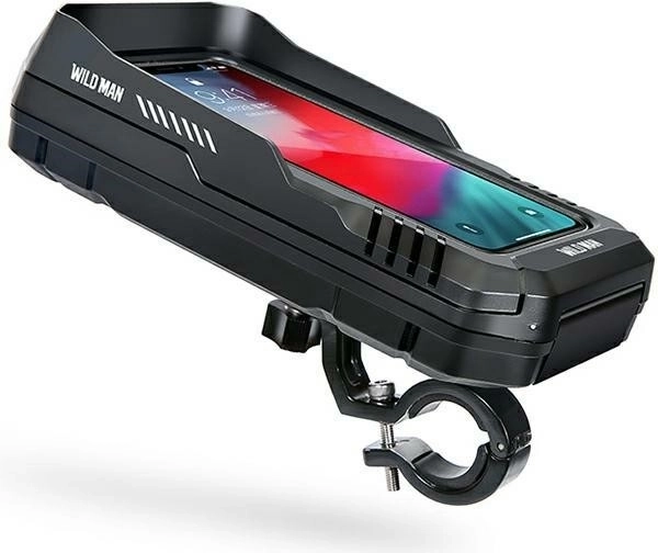 Geantă pentru ghidon Wildman FK2 pentru telefon, neagră