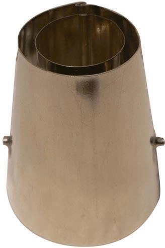 Vârf pentru creme tip lichior 24–36 mm din metal cositorit