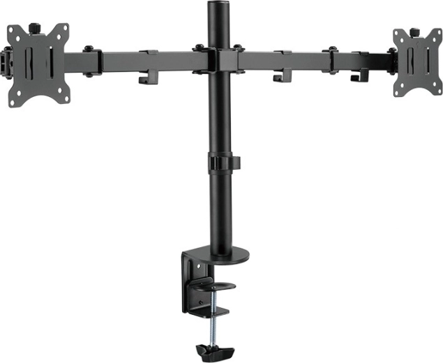 Suport de birou pentru două monitoare 17–32" cu brațe de 390 mm LogiLink - 1 bucată