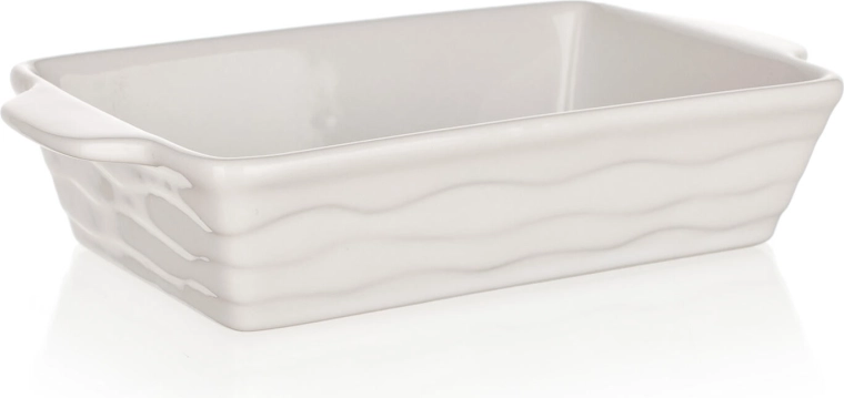 Formă ceramică pentru gratinat CULINARIA albă 20,5 × 12 cm