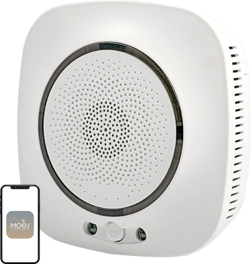 Detector de gaz Wi‑Fi Moes WSS-S-GL