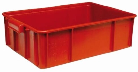 Ladă din plastic pentru carne 60 × 40 × 17 cm, capacitate 15 kg
