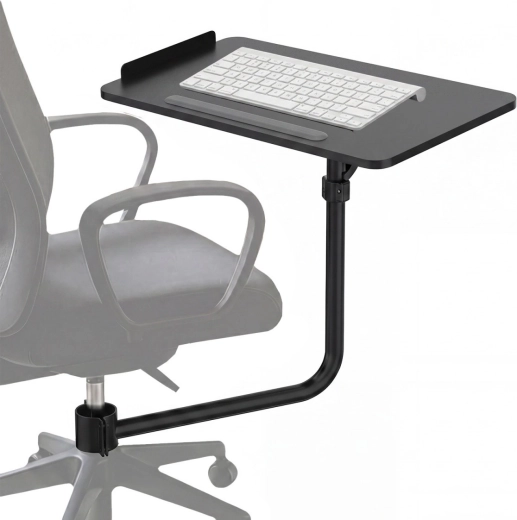 Maclean poliță pentru tastatură pentru scaun de birou