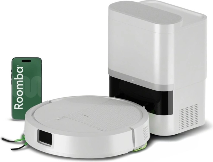 iRobot Roomba 115 Combo cu stație de golire automată, alb