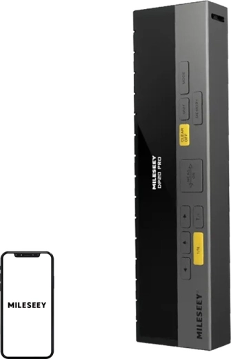 Telemetru laser Mileseey DP20 Pro cu OLED și Bluetooth (0,25–120 m)