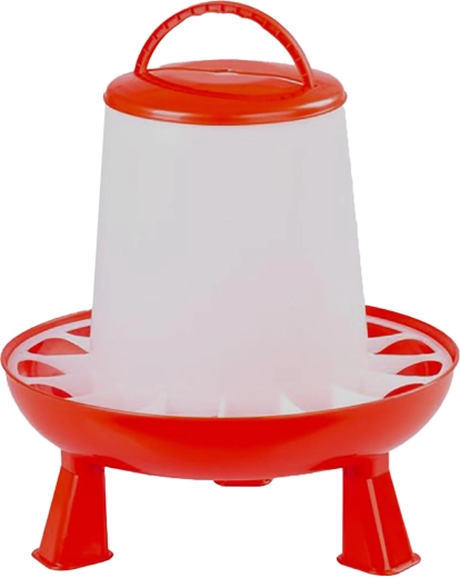 Hrană și adapatoare pentru păsări de curte 6 kg cu picioare