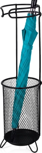 Suport metalic negru pentru umbrele 18 × 50 cm - 1 bucată