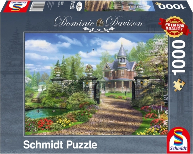 Puzzle Construcție rurală idilică 1000 piese SCHMIDT