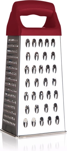 Răzătoare piramidală din inox 21 cm cu mâner din plastic CULINARIA Bordeaux