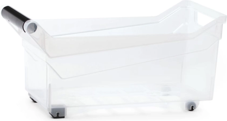 Cutie de depozitare din plastic cu roți 17 l NUK, transparentă