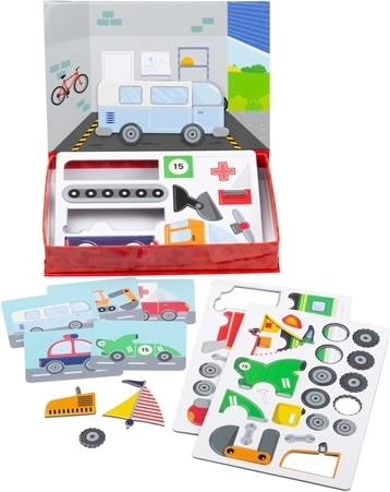 Bigjigs Toys puzzle magnetic mecanic