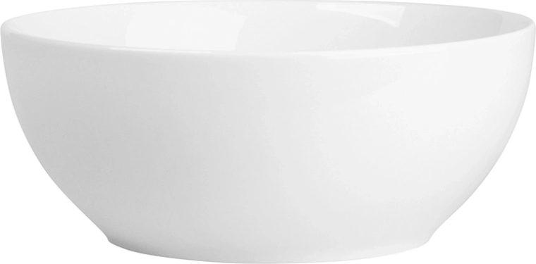 Bol pentru salată din porțelan MariaPaula Klasyka alb, 17 cm, 820 ml