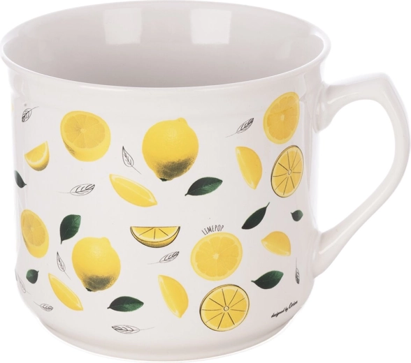 Cană ceramică tip „căldărușă” LIMEPOP 500 ml