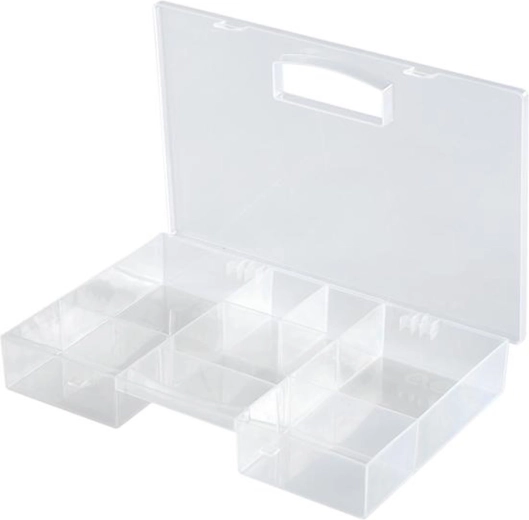 Organizator din plastic tip servietă HEIDRUN 28 × 19,5 × 4 cm
