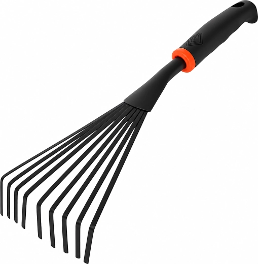 Grebla de mână tip evantai pentru grădină 37 cm