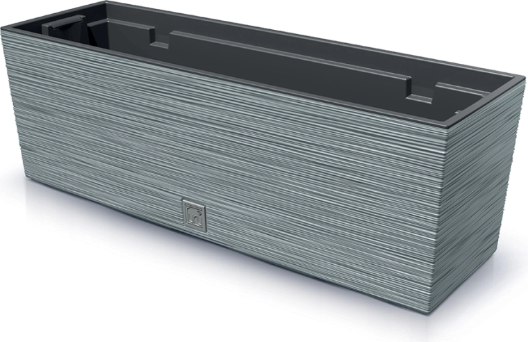 Ghiveci tip jardiniere Furu Case 58 cm – gri beton