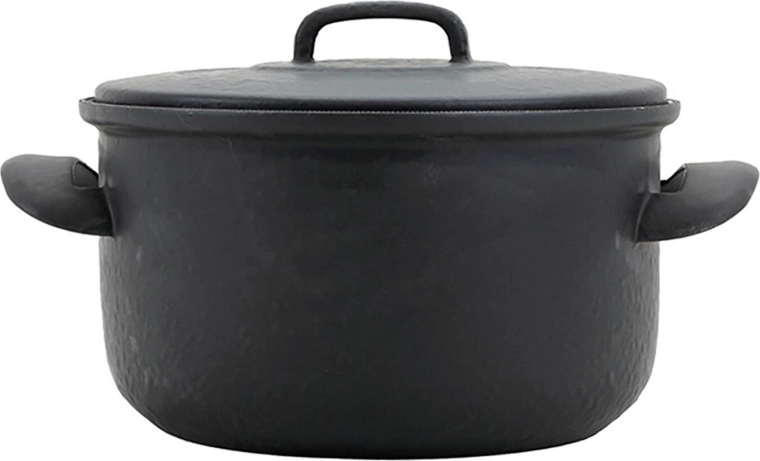 Oală emailată cu capac 20 cm, 3 l BSE