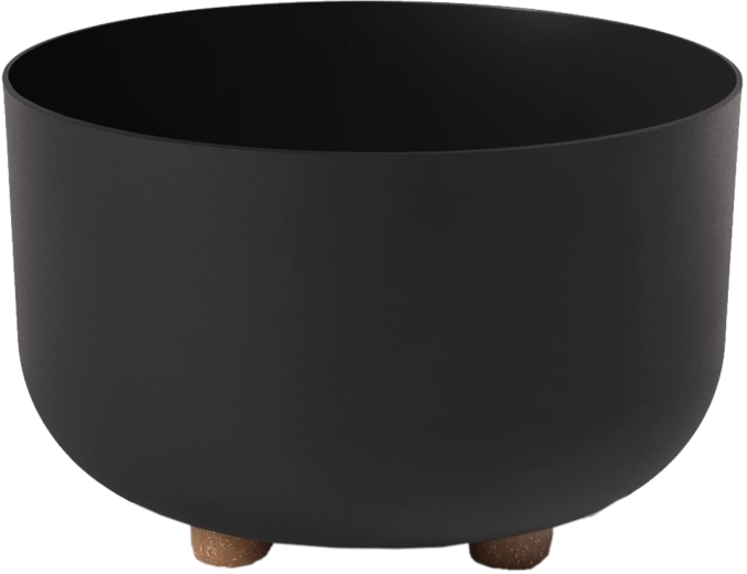 Bol pentru flori Sofia 27 cm negru mat