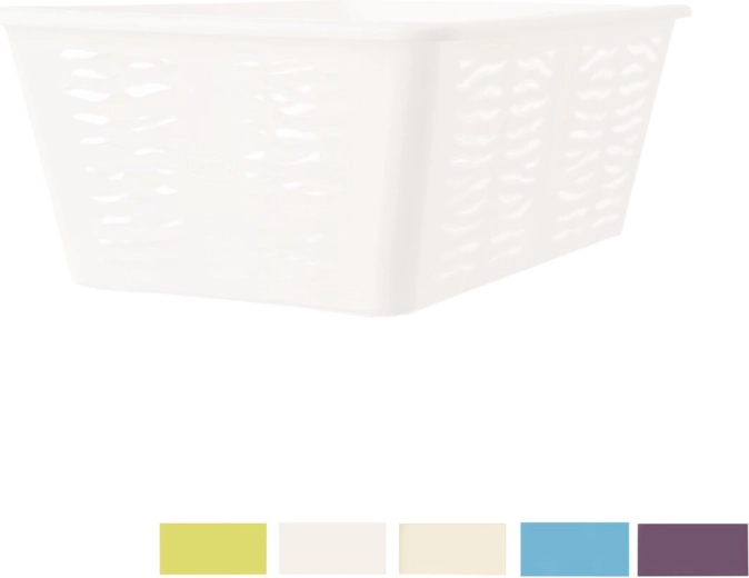 Coș de depozitare Zebra din plastic 30 × 20 × 11,1 cm (mix de culori)