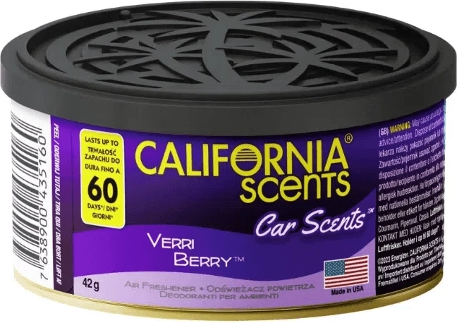 Parfum auto California Scents Verri Berry – afin