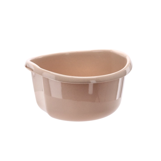 Lighean din plastic 30 l în design de marmură bej